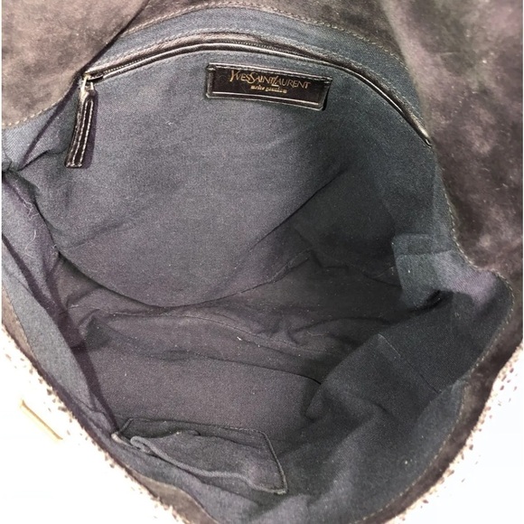 YVES SAINT LAURENT
Leather Medium Besace Flap metallic silver - Picture 7 of 11